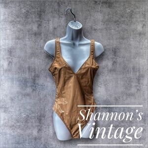 Tiger Most NWT Women’s Sz Medium Kyra Tan Bodysuit A37